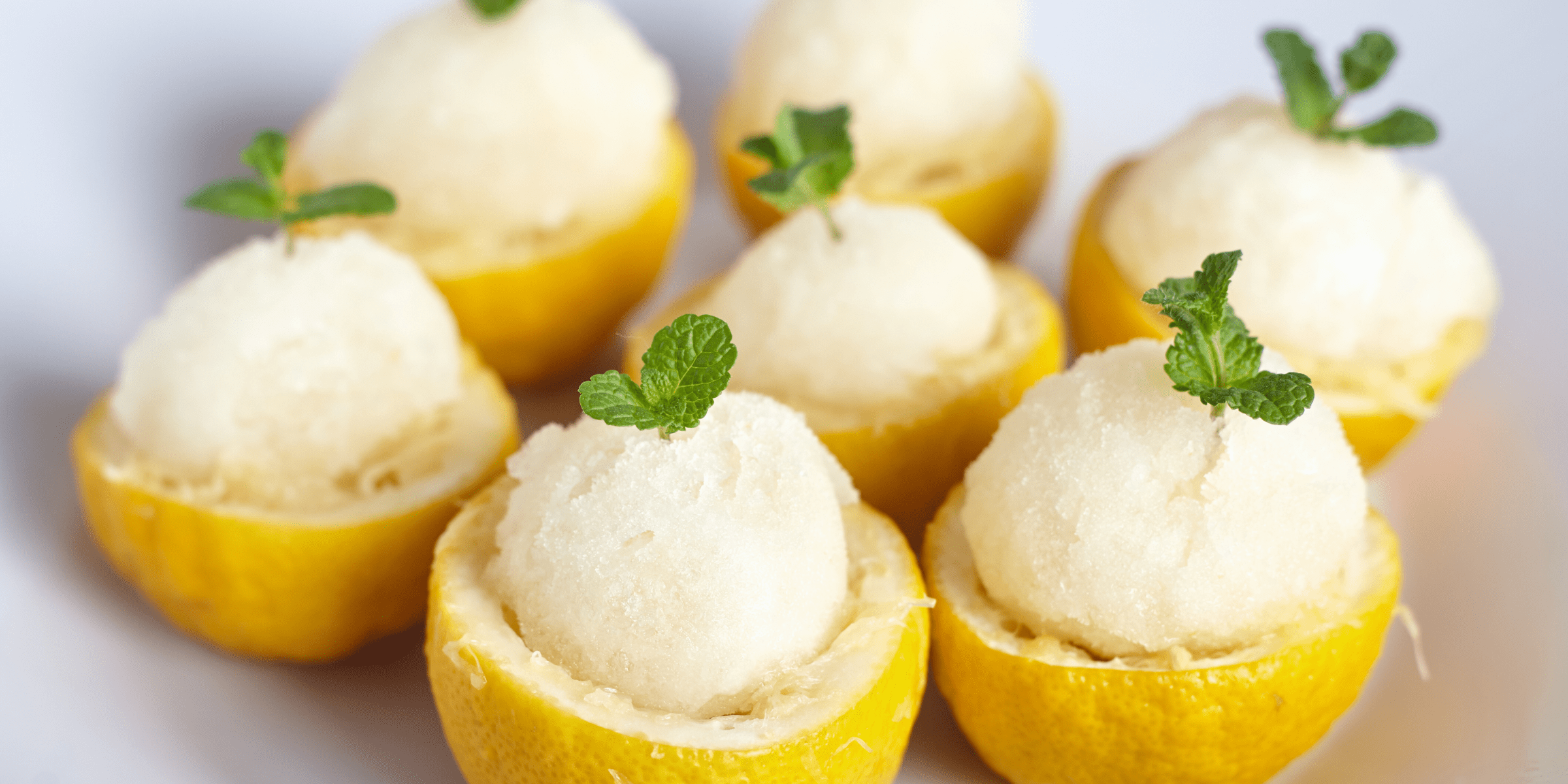 Zitronen-Basilikum Sorbet - duve.de