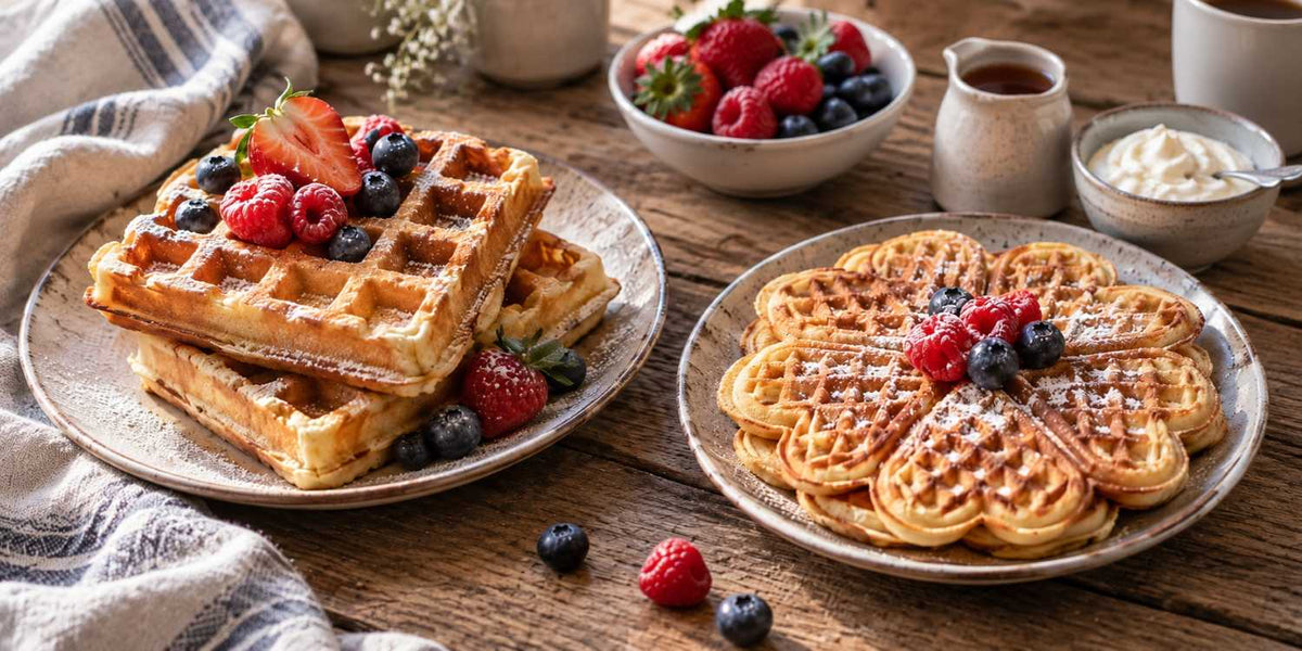 Belgische Waffeln oder Herzwaffeln: Welches Waffeleisen passt zu Ihnen?