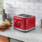 KitchenAid 4-Scheiben Toaster 5KMT4109 Paket 1, 1 Sandwichzange + 1 Brötchenaufsatz