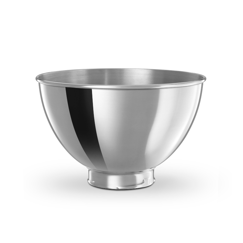 KitchenAid kleine Edelstahlschüssel auf weißem Hintergrund