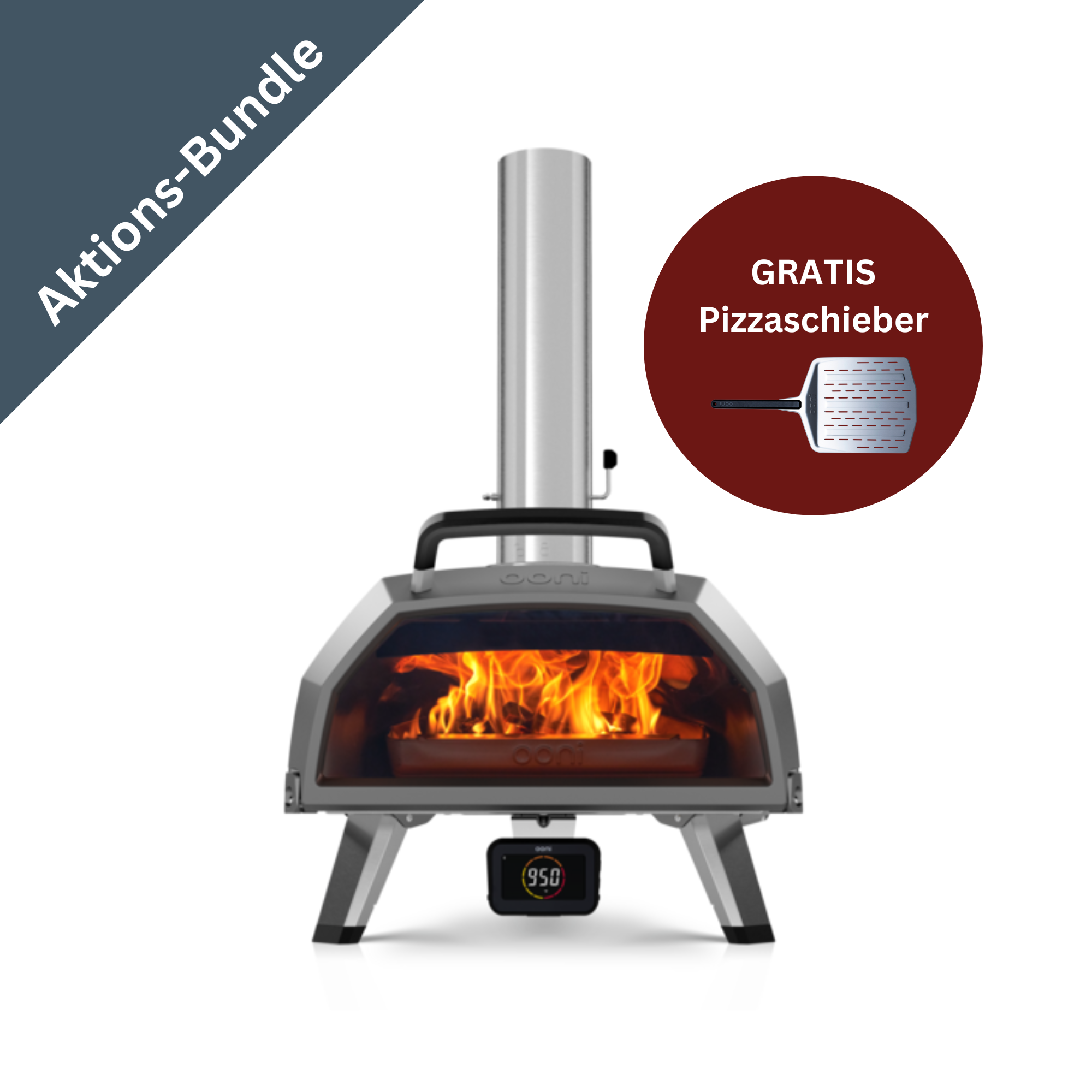 Ooni Karu 2 Pro Multi-Brennstoff Pizzaofen inkl. GRATIS Pizzaschieber-Default