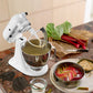 KitchenAid 4,8 L 5KSM175 Artisan Küchenmaschine Allrounderset mit Gemüseschneider+Fleischwolf+Spritzge