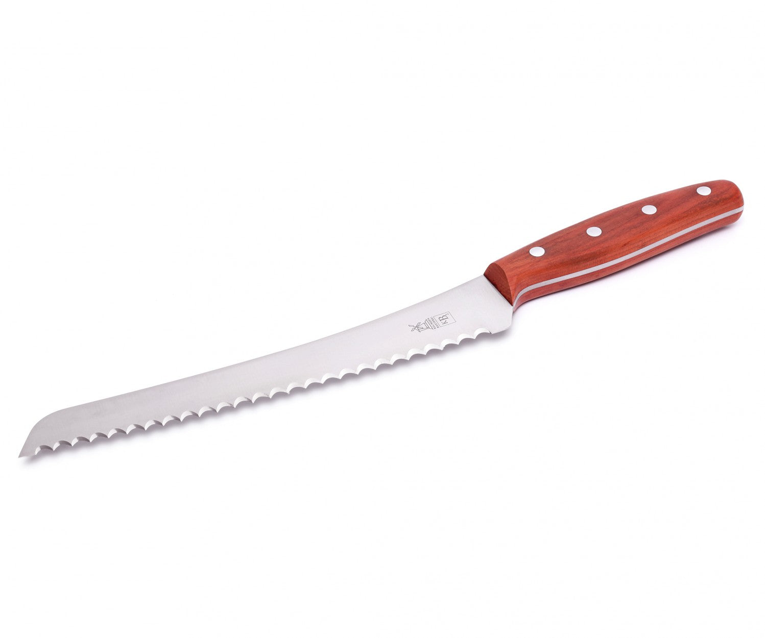 Windmühlenmesser Brotsägemesser "BrotBeidhänder" K B2, rostfrei, Pflaumenholz-Default Title