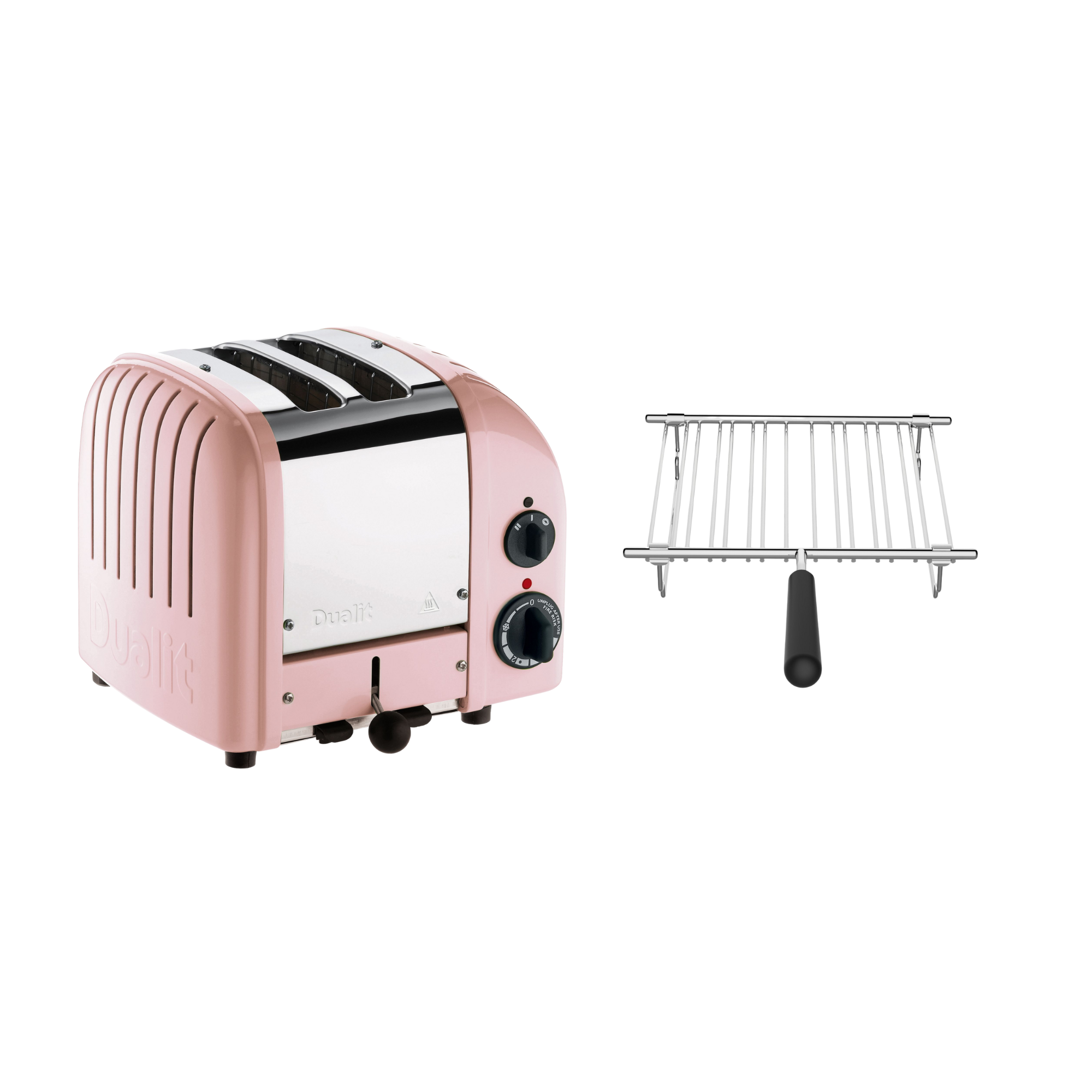 Dualit Toaster Paket 1, 2er Toaster mit Brötchenaufsatz