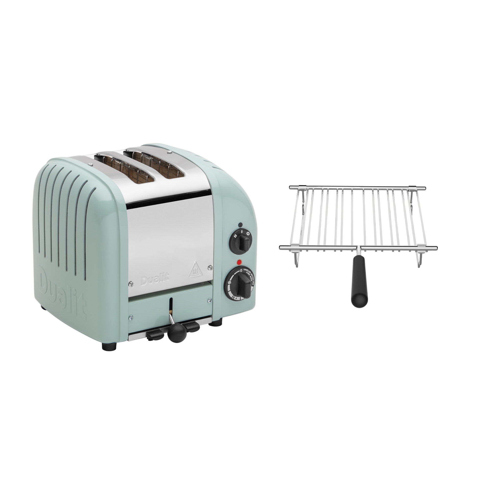 Dualit Toaster Paket 1, 2er Toaster mit Brötchenaufsatz