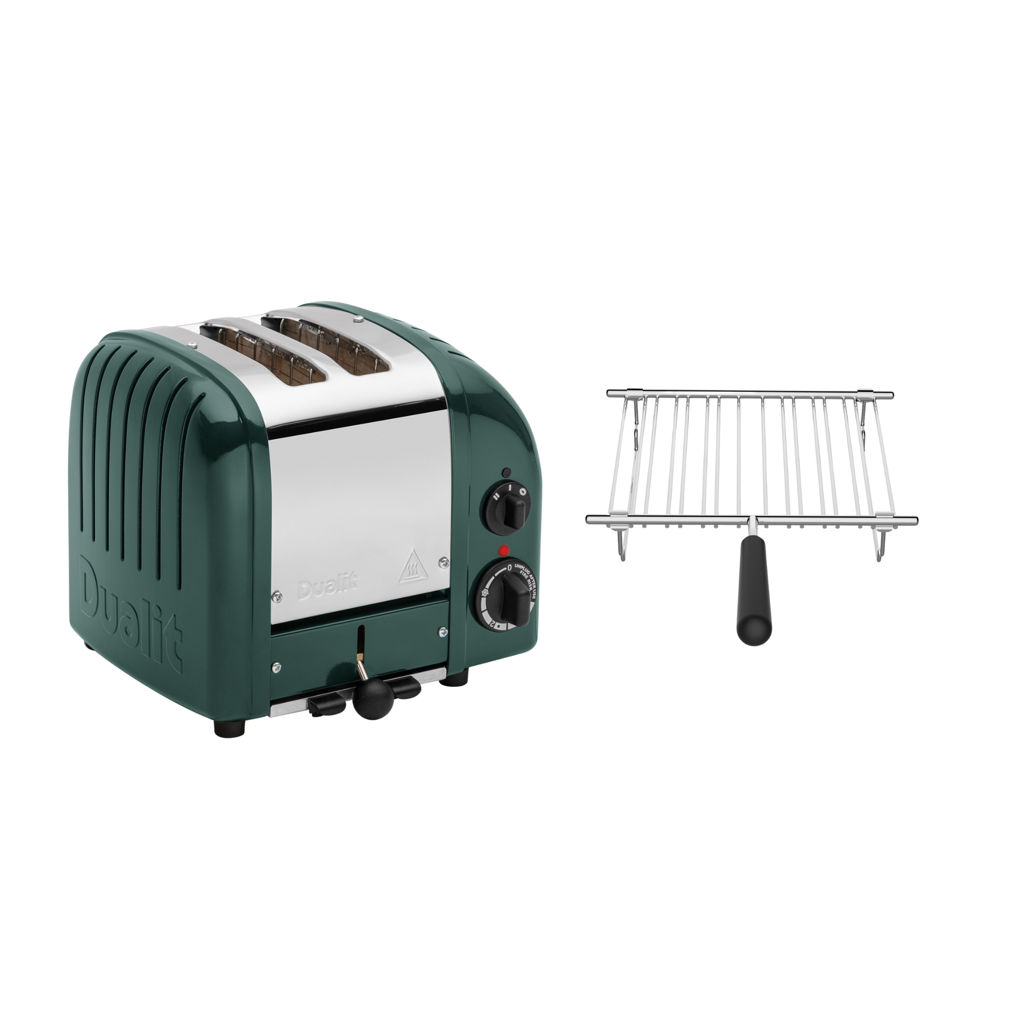 Dualit Toaster Paket 1, 2er Toaster mit Brötchenaufsatz