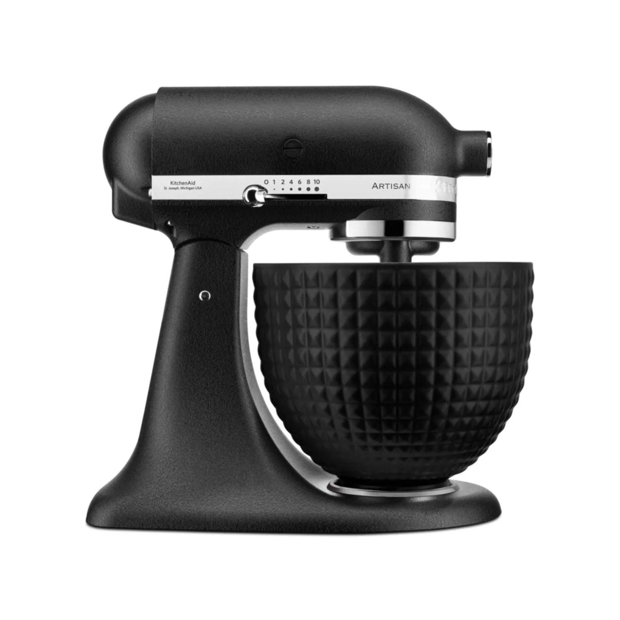Monochrome Collection: KitchenAid Artisan 4,7 Liter Gusseisen Schwarz KSM156 Küchenmaschine-Default Title