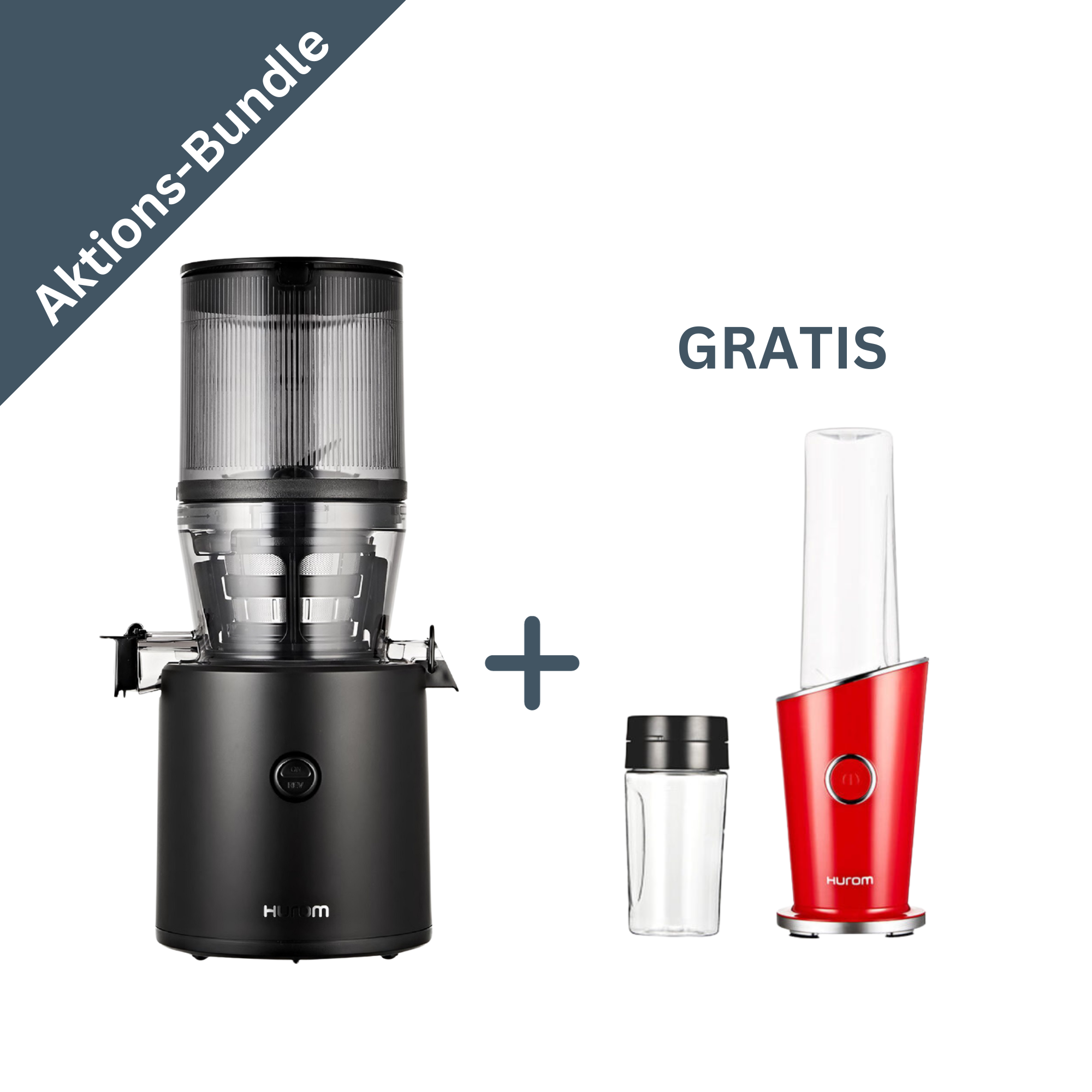 Slow Juicer H320N Hurom mit GRATIS Hurom Mini Mixer