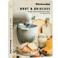 KitchenAid Brot-Backschüssel 5KSM2CB5BGS Grey Speckle mit KitchenAid Brotmesser KKFTR8BRWM+ Rezeptbuch Brot&Brioche