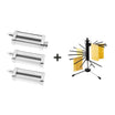 Bundle KitchenAid Nudelvorsatz mit 3 Walzen 5KSMPRA und GEFU Pastatrockner