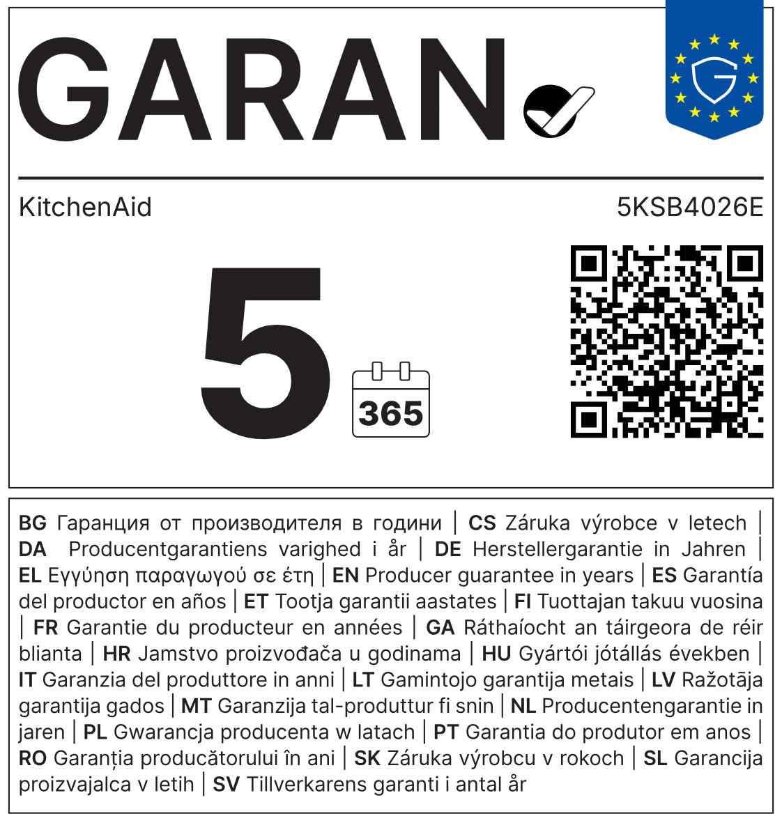 Garantielabel