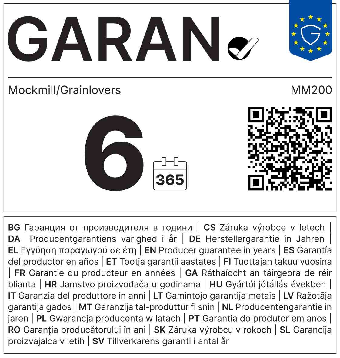 Garantielabel