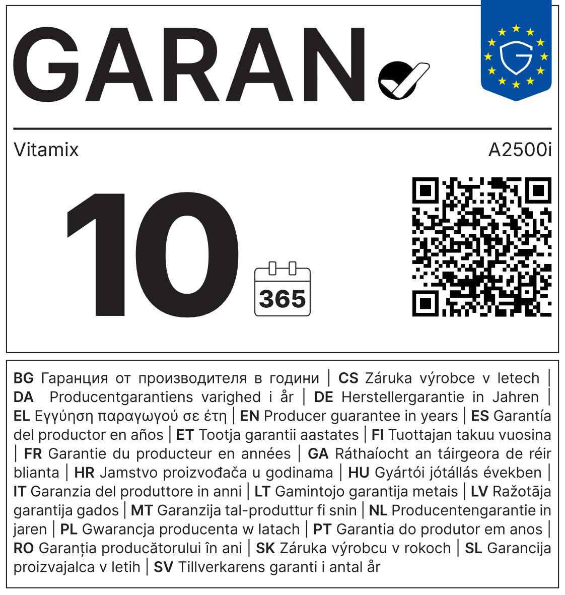 Garantielabel