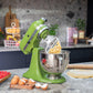 KitchenAid 4,8 L 5KSM175 Artisan Küchenmaschine Allrounderset mit Gemüseschneider+Fleischwolf+Spritzge
