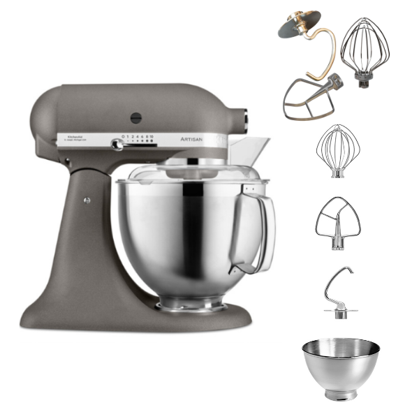 KitchenAid 4,8 L 5KSM185 Artisan Küchenmaschine Tschimmlover TschimmWhip,TschimmHook,TschimmBeat