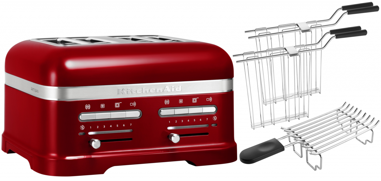 KitchenAid Paket 2, 4-Scheiben Toaster Artisan 5KMT4205