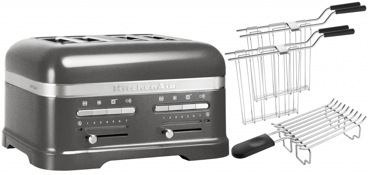 KitchenAid Paket 2, 4-Scheiben Toaster Artisan 5KMT4205