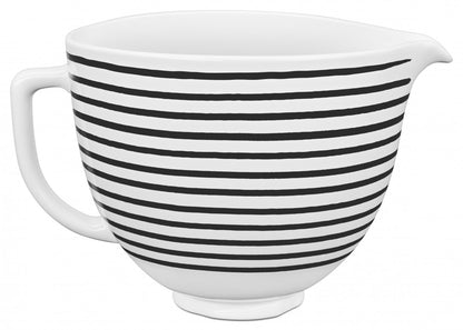 KitchenAid 4,7 L Keramikschüssel Horizontal Stripes 5KSM2CB5PHS