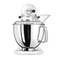KitchenAid 4,8 L 5KSM175 Artisan Küchenmaschine Steellover mit Edelstahl-Werkzeugen